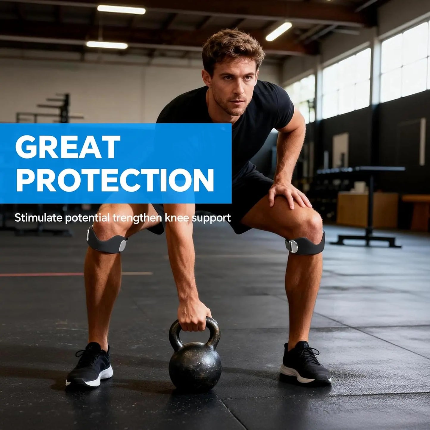 Silicone Patellar Tendon Support Strap Adjustable Knee Brace for Men Women Fast Pain Relief Ideal for Running Hiking Basketball Gym Squats Tennis Badminton Cycling Relieves Meniscus Tear Tendinitis Jumper'S Knee